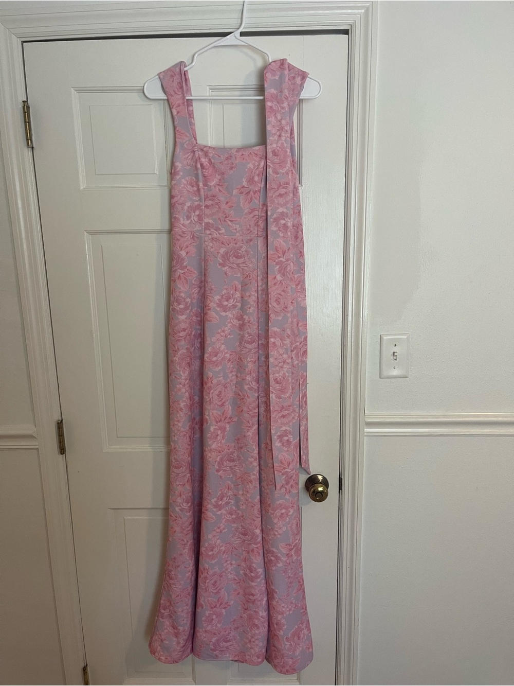Worn Once Show Me Your Mumu Paris Gown Blushing Floral Stretch